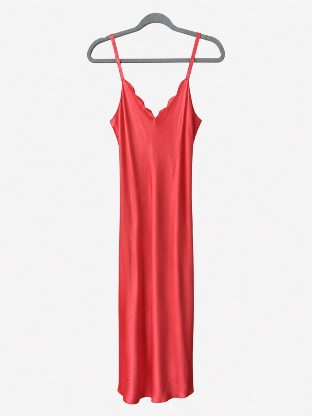 Silky Red Slip Dress - Women Intimates & Sleepwear